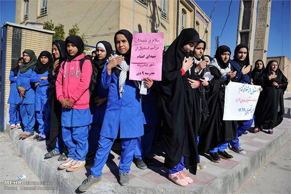 تشییع پیکر دو شهید گمنام در شهر بیدروبه اندیمشک 4