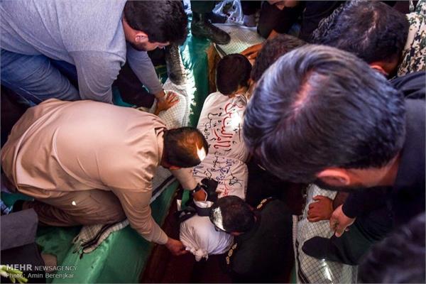 تشییع پیکر شهید گمنام در پارک کوهستانی دراک شیراز 27