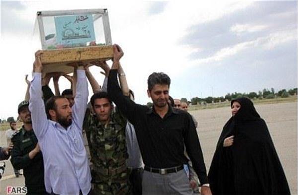 تشییع وخاکسپاری شهدای دفاع مقدس در شهر همدان