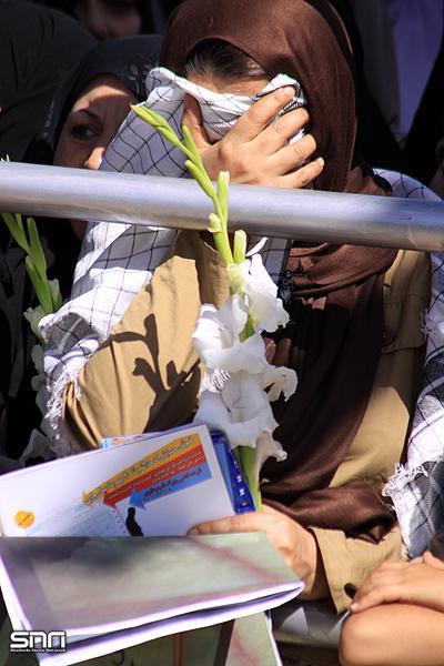 تشییع و خاکسپاری شهدای گمنام بوستان نهج البلاغه تهران-12/7/89