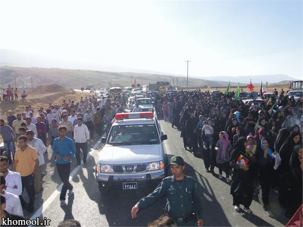 تشییع و خاکسپاری شهدای گمنام شهرستان دره شهر ایلام-19/7/89