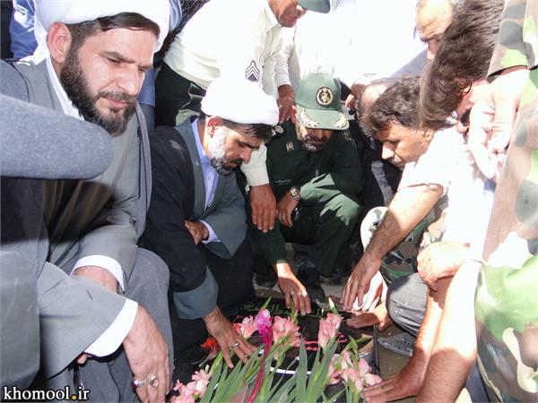 تشییع و خاکسپاری شهدای گمنام شهرستان دره شهر ایلام-19/7/89