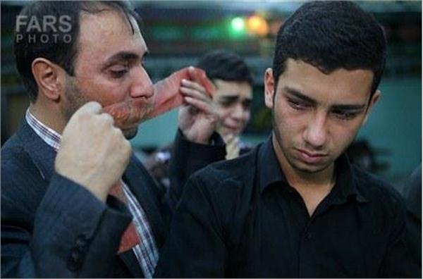 احراز هویت شهید محمد منتظری در معراج الشهدا با حضور خانواده شهید