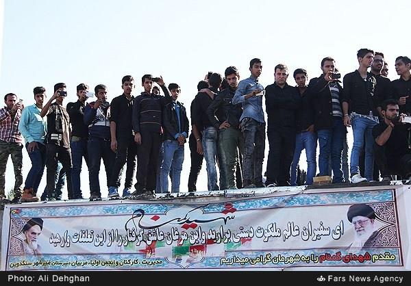 تشییع دو شهید گمنام در علی آباد گرگان 23