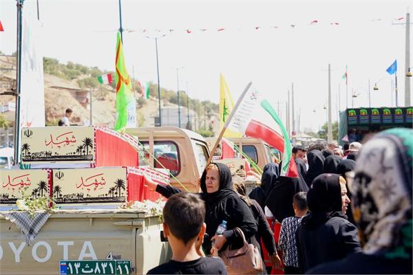 استقبال از 32 شهید دفاع مقدس در روستای دوله‌تو و سردشت 9