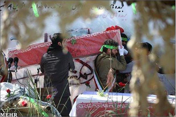 تشییع پیکر شهدای گمنام در اهواز