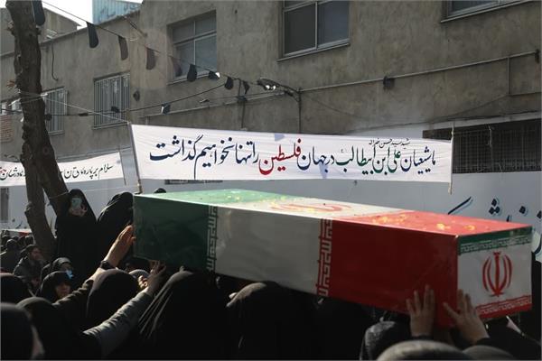 وداع با پیکرهای مطهر ۱۰۰ شهید گمنام تازه تفحص شده در معراج شهدا  5