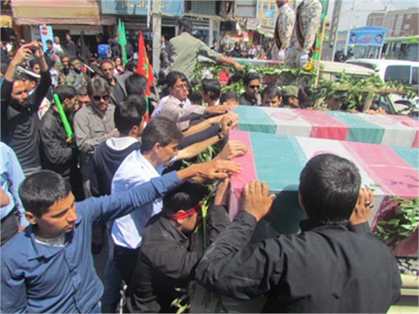 استقبال از شهدای گمنام در استان کرمان