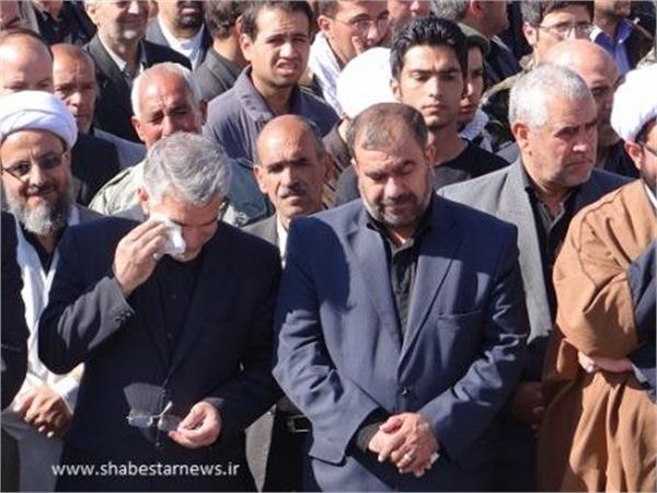 تشییع و خاکسپاری3شهید گمنام در شبستر