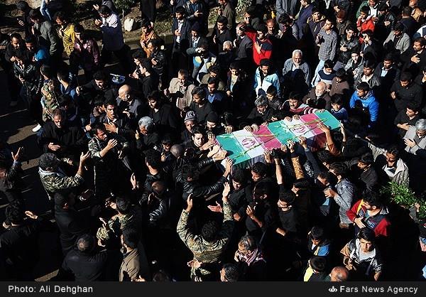 تشییع دو شهید گمنام در علی آباد گرگان 15