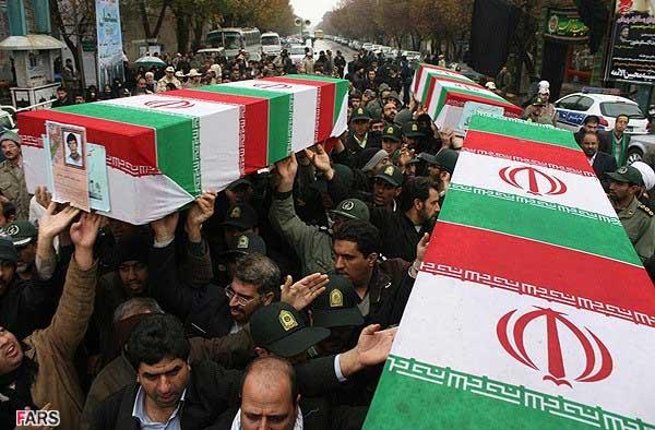 تشییع پیکر دو شهید گمنام و شهید 'محمدحسین گلبخشی منشادی" در یزد