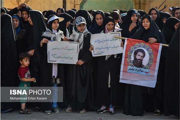 تشییع پیکر شهدای گمنام در میانراهان و گناباد و نیشابور 13