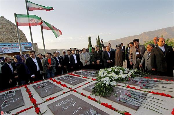 ادای احترام شهرداران کشورهای حاشیه جاده ابریشم