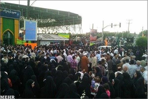 مراسم تشییع 96شهید دوان دفاع مقدس در شهر های پلدختر و خرم آباد