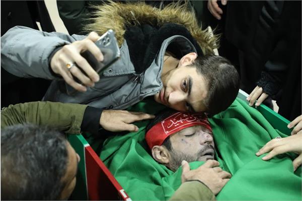 وداع با پیکر مطهر شهید القدس حسین محمدی - 2 بهمن 1402