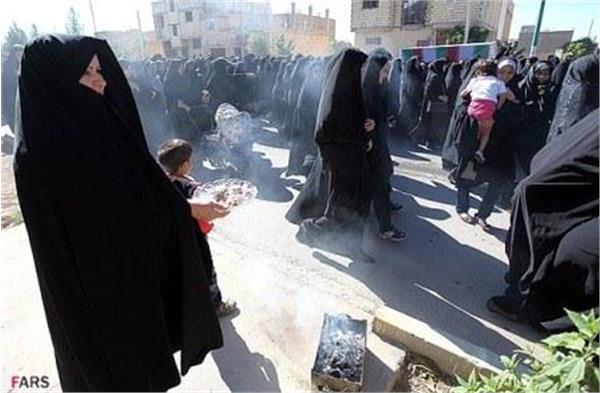 تشییع و خاکسپاری شهدای گمنام در شهرستان کوهپایه اصفهان