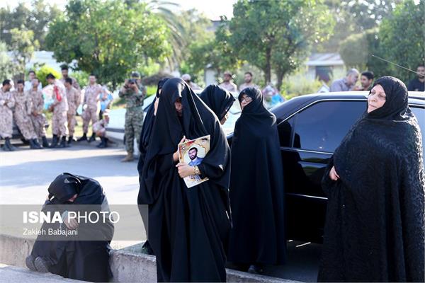 استقبال از پیکر شهدای دفاع مقدس در آمل 8