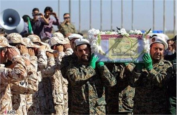 تشییع دو شهید گمنام در دانسفهان بوئین زهرا