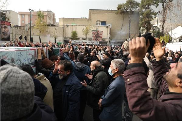 گزارش تصویری 2 تشییع 200 شهید گمنام دفاع مقدس در تهران  6 دی 1401  4