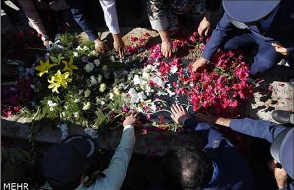 تشییع شهید گمنام در بندر عباس