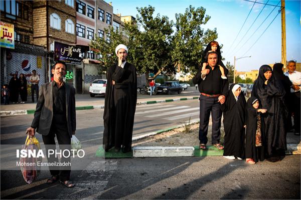 تشییع دو شهید گمنام در پارک نیلوفرآبی مشهد 9