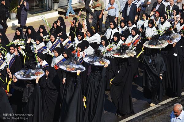 استقبال از شهید خط شکن و غواص در استان مازندران 10