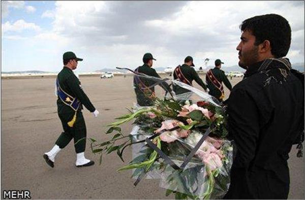 مراسم استقبال از شهدای گمنام در استان اردبیل