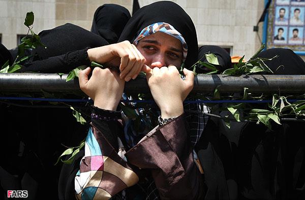 تشییع و خاکسپاری دو شهید گمنام در دانشگاه علامه طباطبایی