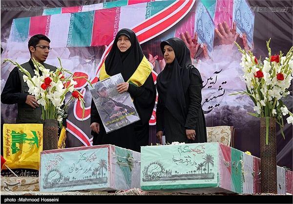 تشییع دو شهید گمنام در بلوار ابوذر 15