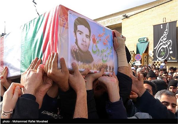 تشییع پیکر شهید محسن مسعودی در قم 14