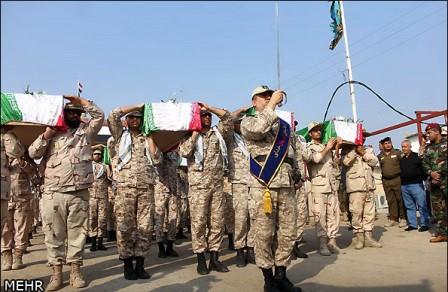 مراسم تبادل 26 شهید دوران دفاع مقدس در مرز شلمچه