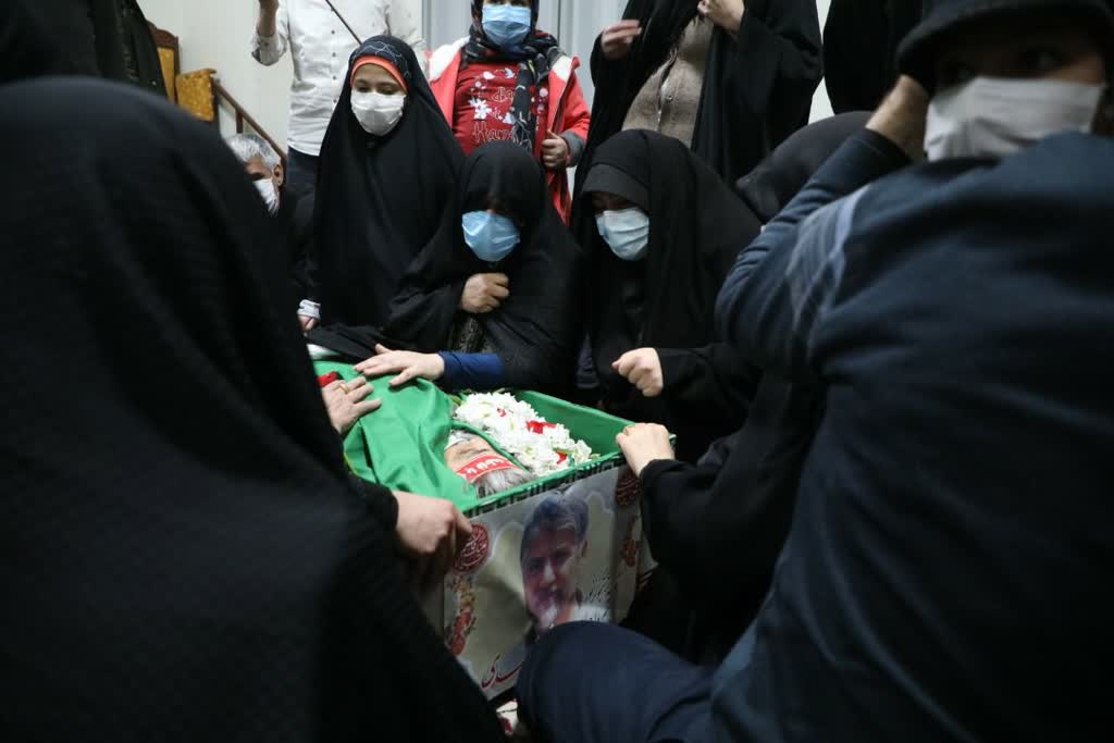 وداع شهید گل محمدی 2