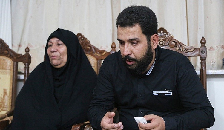 برادر و مادر شهید کوهساری