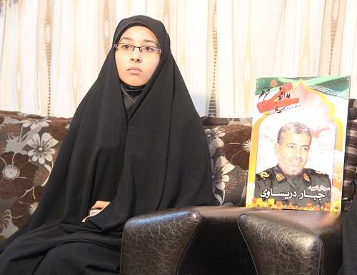 دختر شهید دریساوی