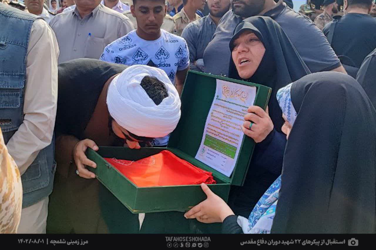 استقبال از 22 شهید دفاع مقدس در مرز شلمچه 9