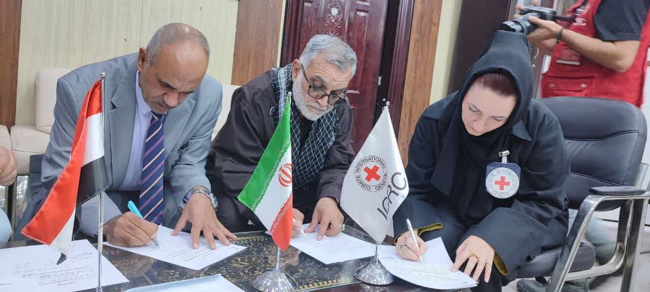 ئین استقبال از پیکرهای مطهر ۹۸ شهید تازه تفحص شده مرز شلمچه-7 آبان 1403 7